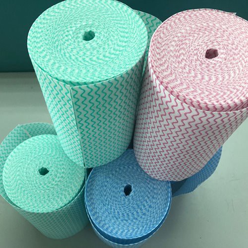 wavy spunlace fabric